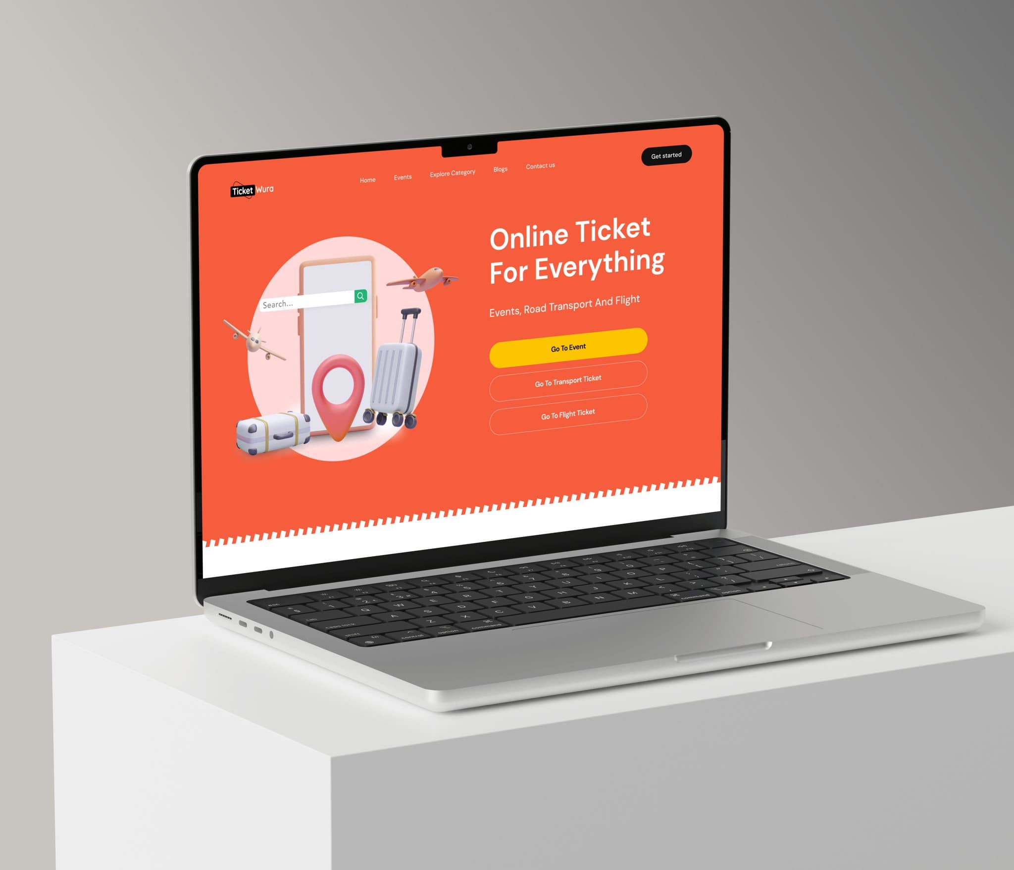 Ticket booking website