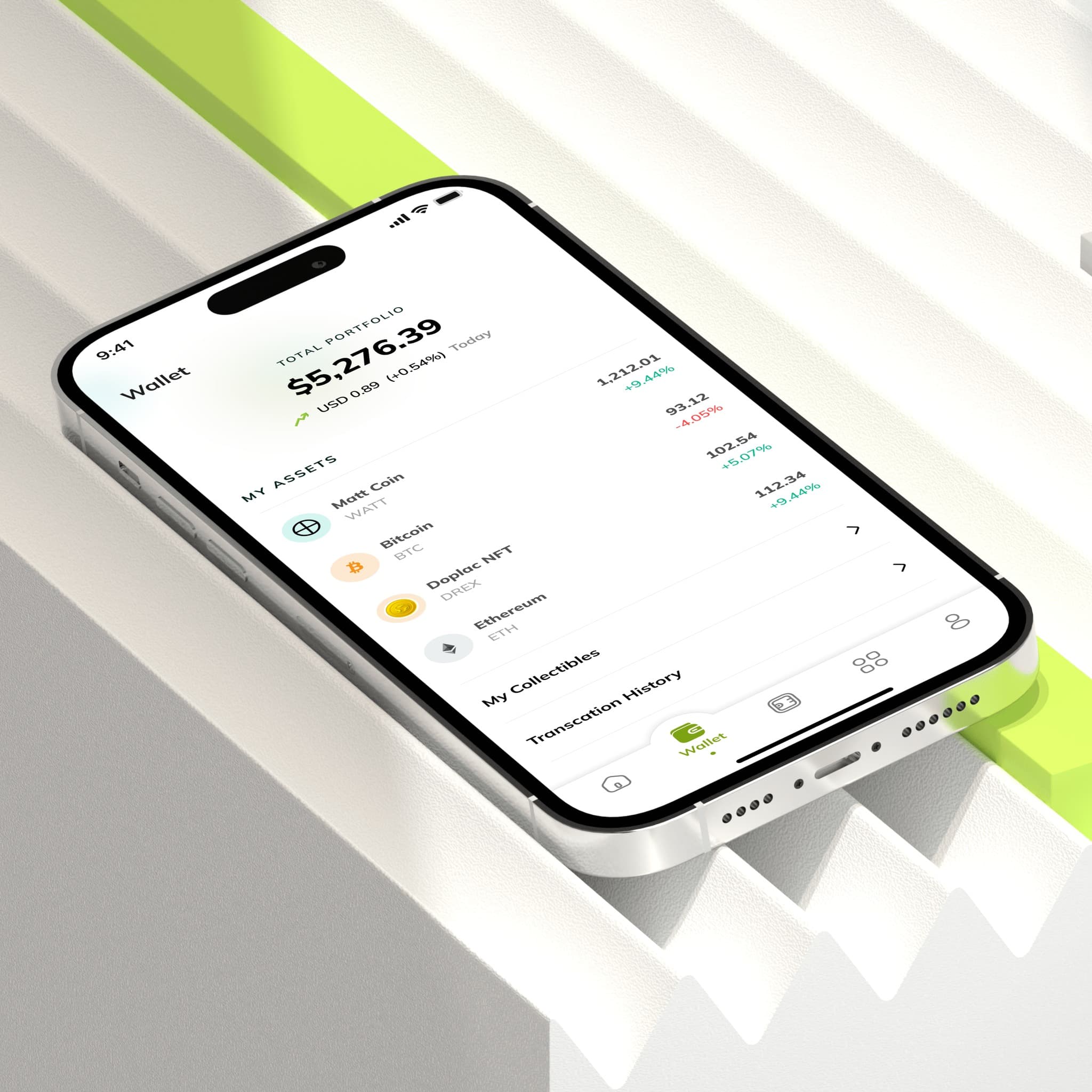 Multi cryptocurrency and NFT App